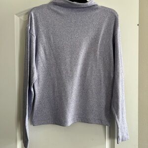 Uniqlo Soft Marled Lavender Knit Sweater